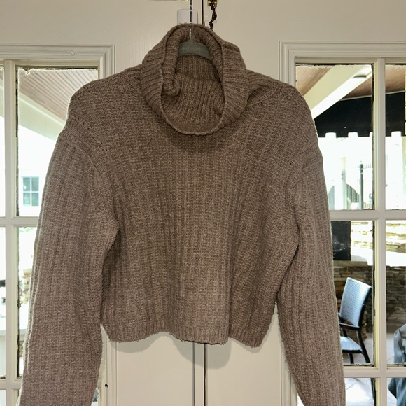 Universal Thread Sweaters - Universal Thread Brown Cowl Neck Sweater